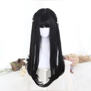 Lolita black / dark brown wig